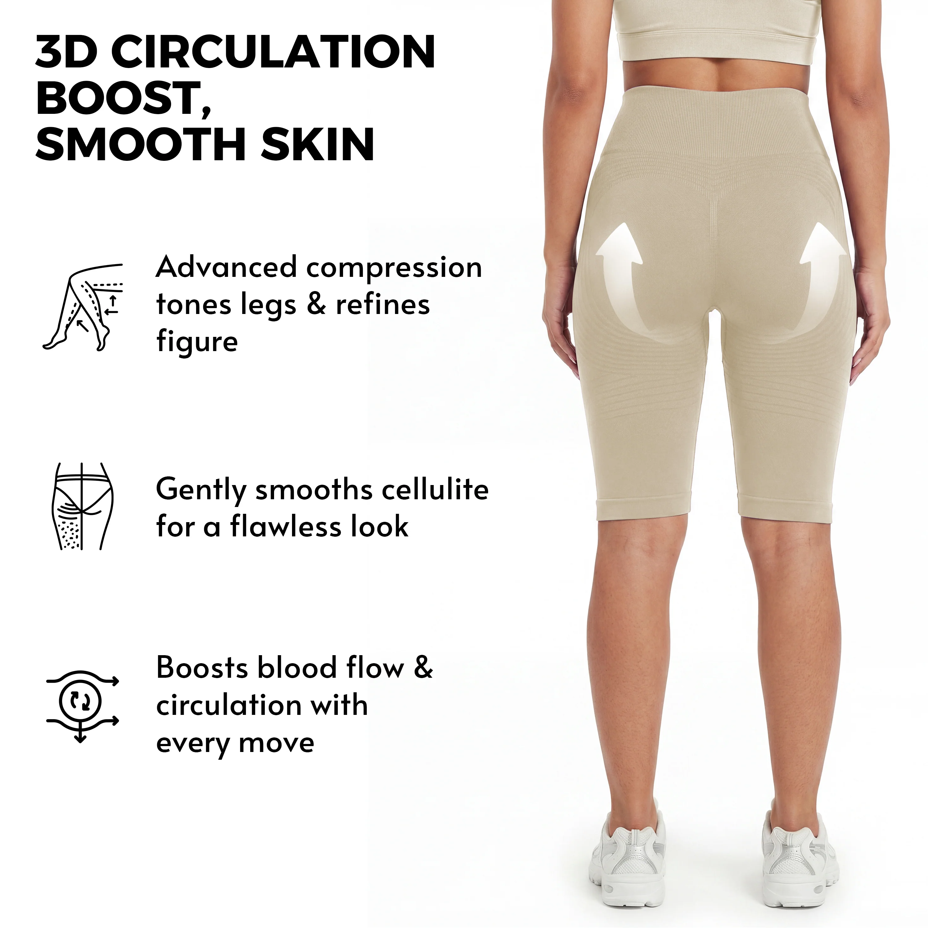 3D Anti-Cellulite Short Leggings - Image 10