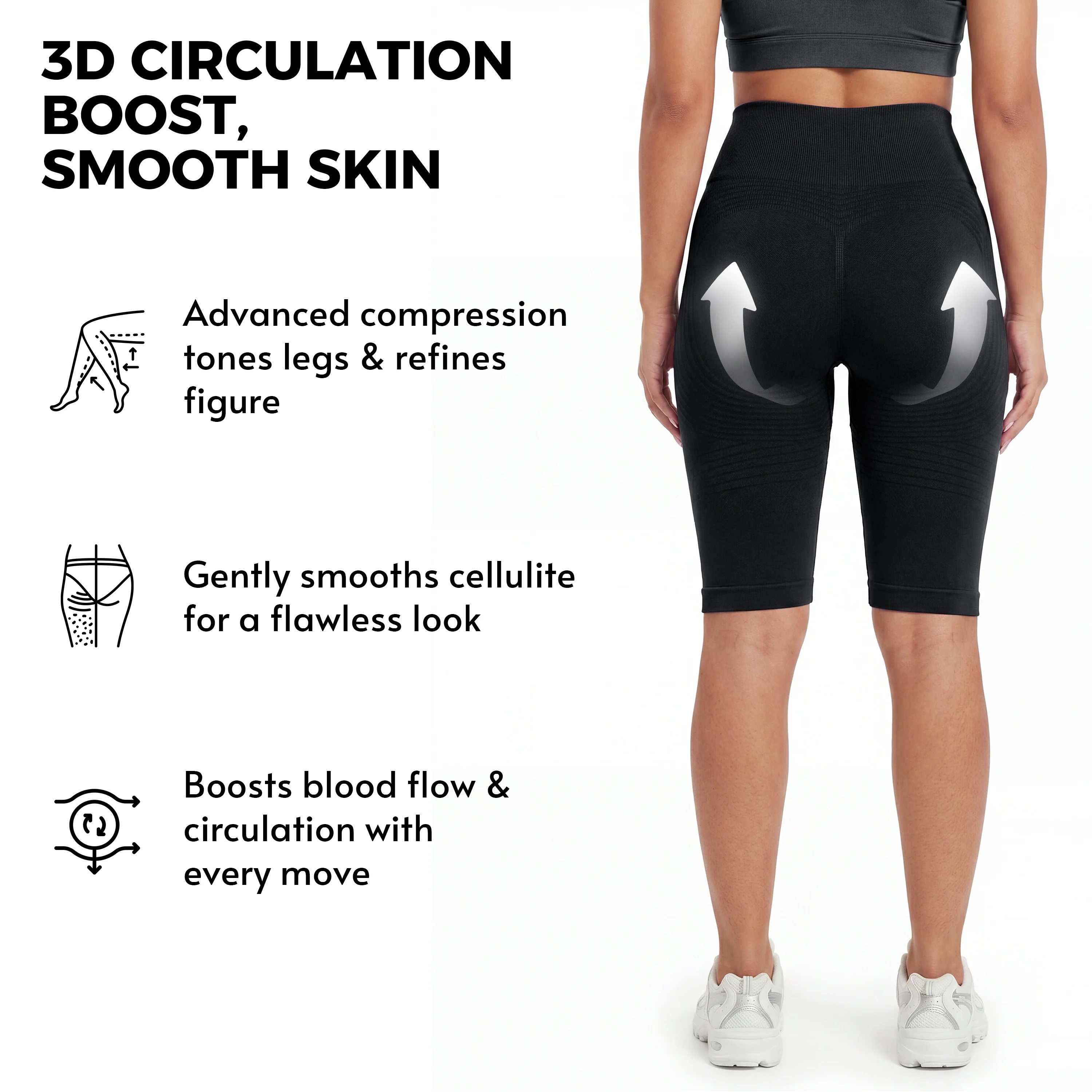 3D Anti-Cellulite Short Leggings - Image 17