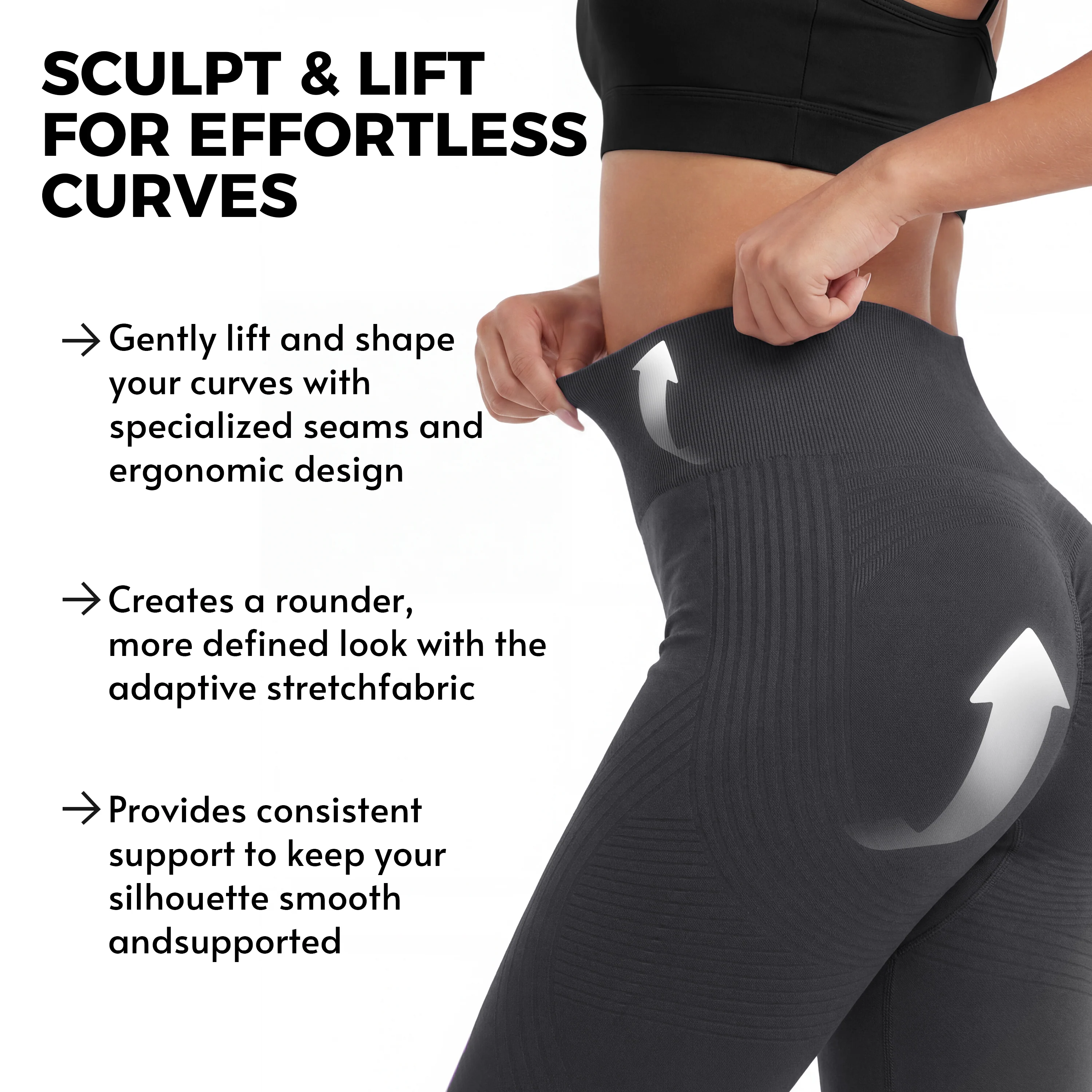 3D Anti-Cellulite Short Leggings - Image 5