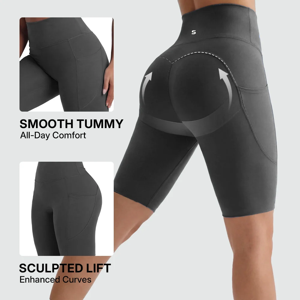 Silix™ Pocket 3D Anti-Cellulite Sculpting Short Leggings - Image 9