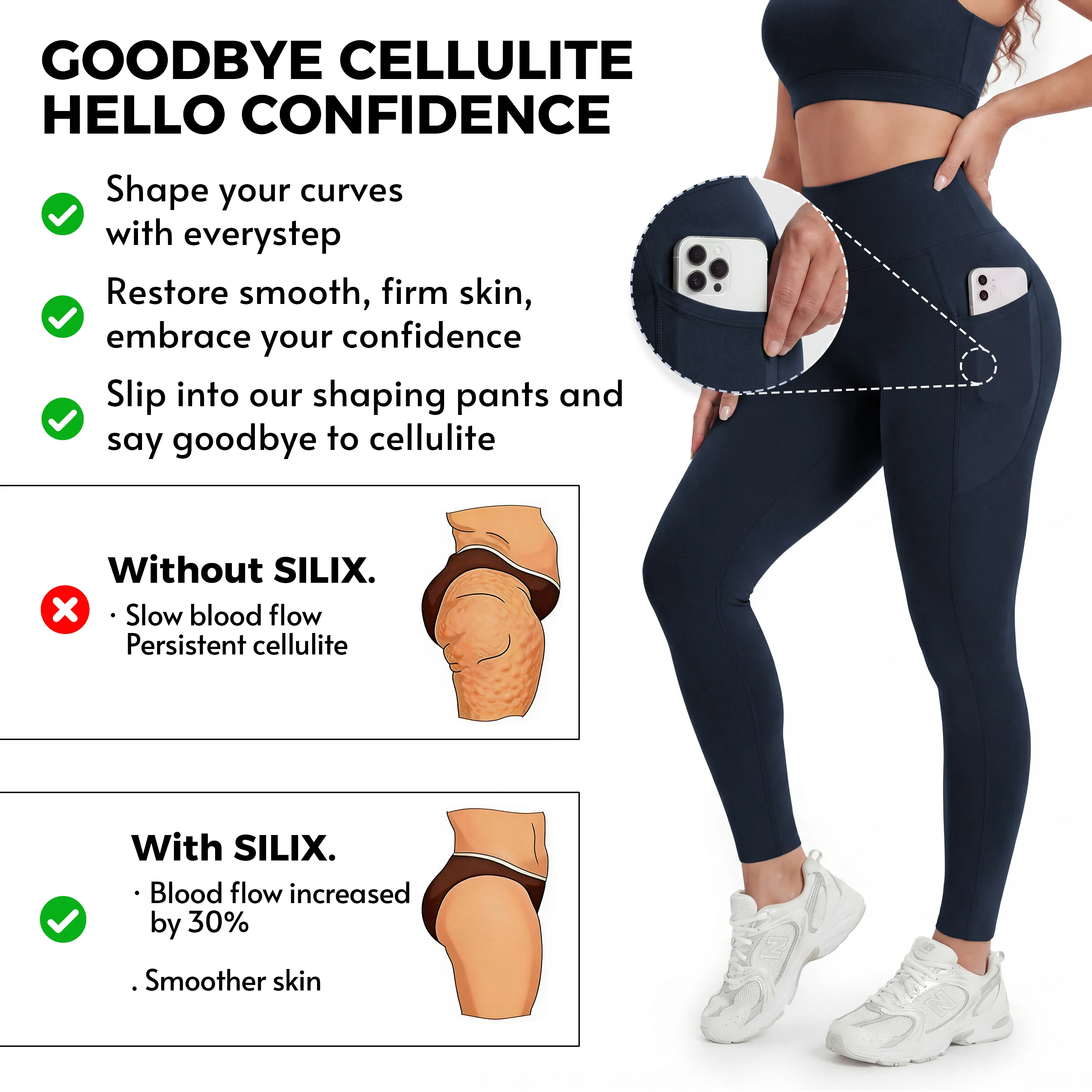 Silix™  Pocket 3D Anti-Cellulite Sculpting Leggings - Image 12