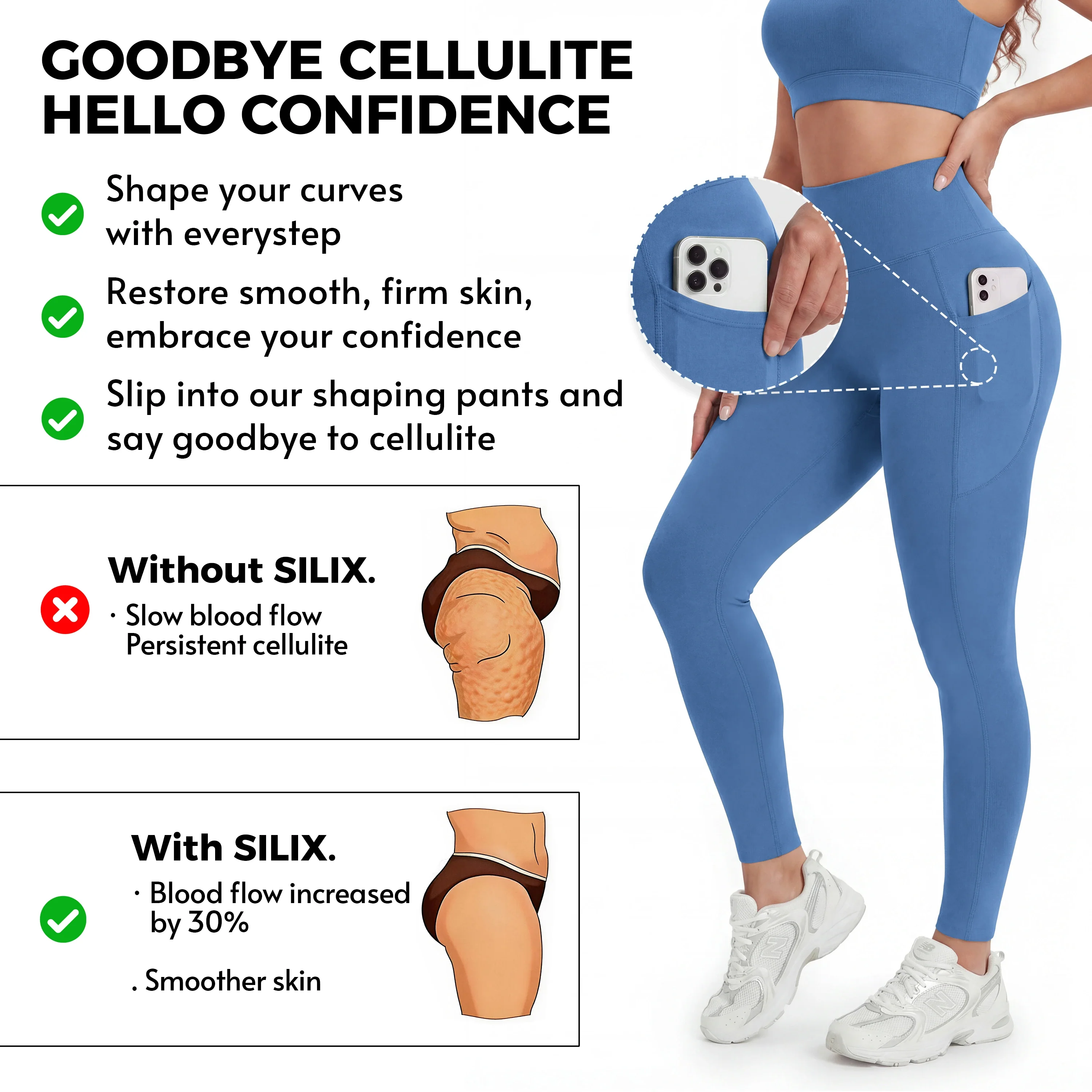 Silix™  Pocket 3D Anti-Cellulite Sculpting Leggings - Image 20