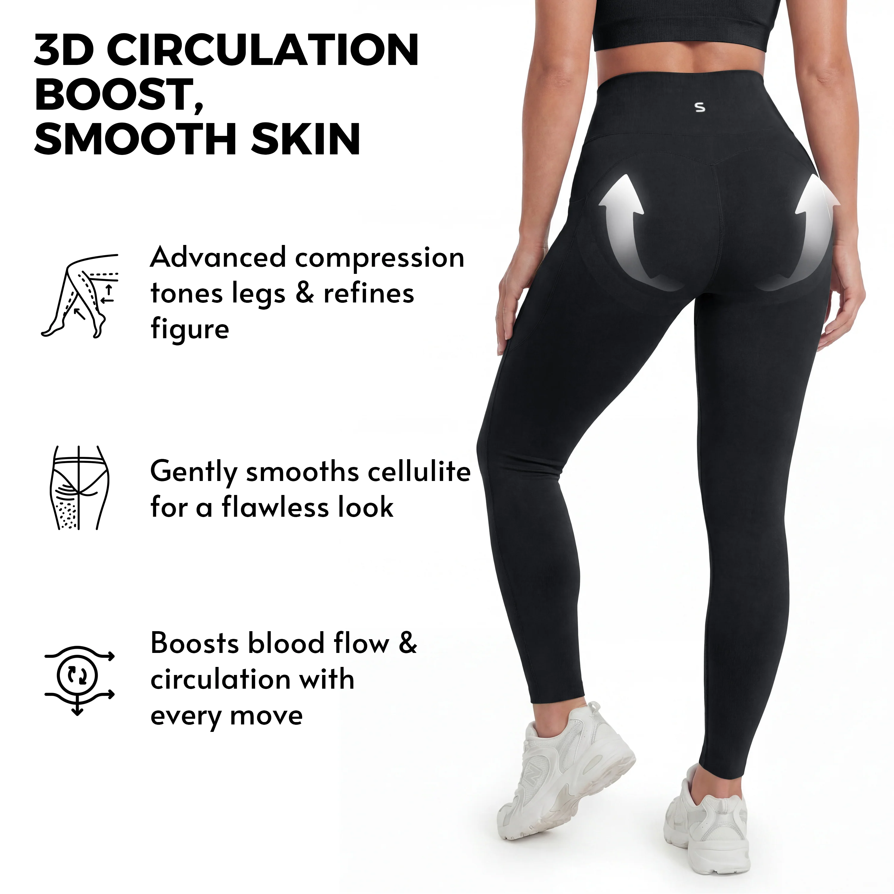 Silix™  Pocket 3D Anti-Cellulite Sculpting Leggings - Image 3