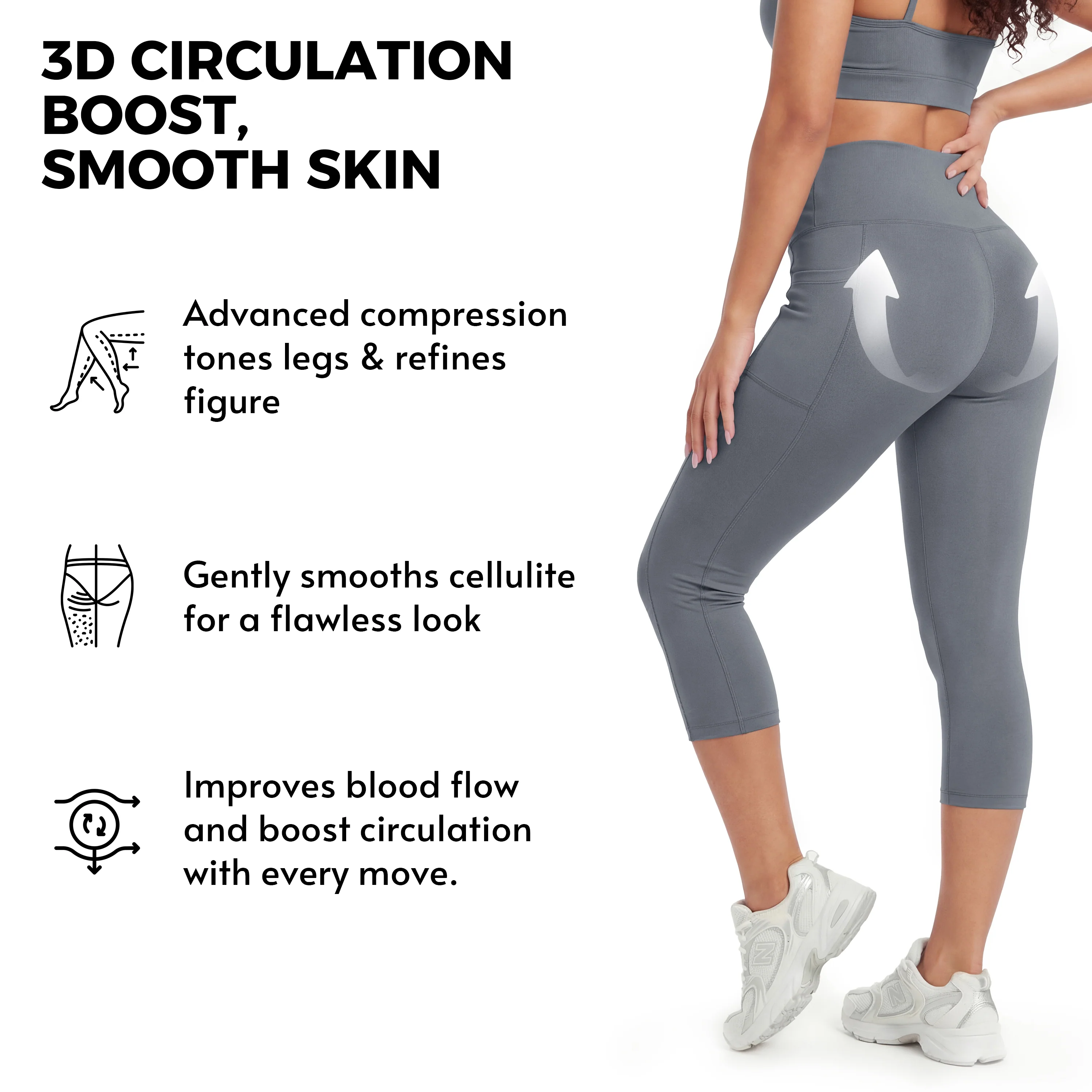 SILIX™ Butt-Lifting Tummy Control Pocket Capris - Image 8